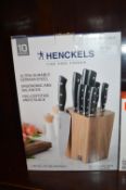 *Henckels Kitchen Knife Set in Block