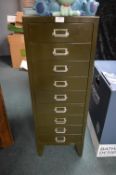 Stor Nine Drawer Metal Storage Cabinet