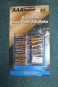 *40+ Kirkland AAA Batteries