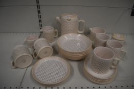 Hornsea Pottery Desire Pattern Tea Service