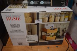 *Seville Classics Home Sliding Bin Organiser