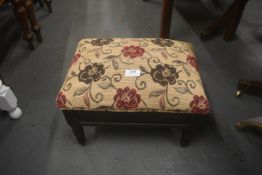 Small Upholstered Storage Stool