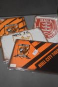 8x Vintage Hull Football & Rugby Club Metal Signs