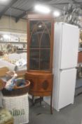 Mahogany Corner Display Cabinet