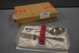 Yeoman EPNS Fork & Spoon Set on Presentation Box