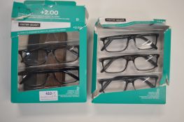 *Foster Grant Reading Glasses +2.00 5pk