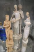 Lladro Figurine and 2x Others