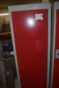 *Red & Grey Four Door Locker
