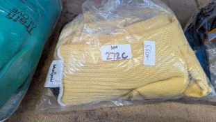 Small Quantity of Yellow Marigold Size 10 Fingerless Gloves