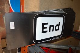 *~16x End Signs