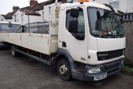 *DAF 45.160 Flat Lorry 7500kg Gross, Reg: PN63 DCU, 407101 Miles, MOT: 30/09/2026, 4462cc,