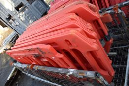 *Quantity of Red Plastic Barriers