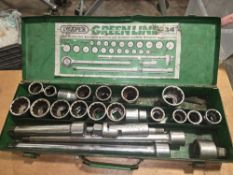 Draper Greenline Square Drive Socket Set