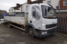 *DAF 45.160 Flat Lorry 7500kg Gross, Reg: PK12 FJP, 431685 Miles, 4461cc, Automatic, DFR: 11/08/
