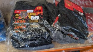 Bag Containing a Quantity of insulated Black Beanie Hats