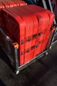 *Quantity of Red Plastic Barriers