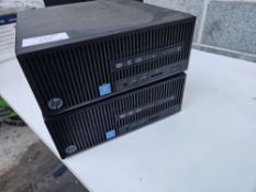 * 2 x HP PC's