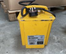 * Faithfull 110V transformer - Twin 16amp commando plug sockets