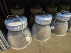 * 6 x LED High Bay Industrial Style Lights