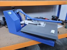 * Heat Press - used for applying heat transfers to items like T-shirts