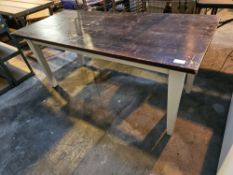 * Wooden Table - 1800w x 800d x 750h