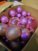 * Box Of Pink Baubles