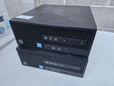 * 2 x HP PC's