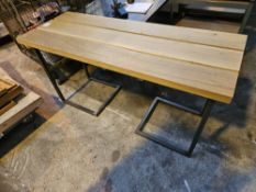 * Industrial Table - 1600w x 600d x 800h