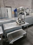 * Hobart Stand Mixer On S/S Table