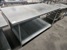 * Deep S/S Table With Undershelf
