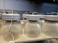 *6 x LED High Bay Industrial Style Lights