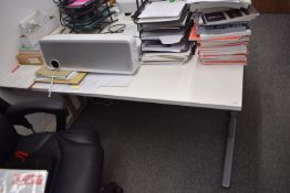 *White Office Side Table 140x60cm