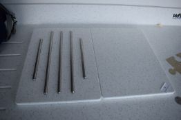 *Resin Chopping Board and Matching Trivet