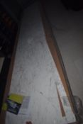 *3m Length of Omega Tuscan Marble Worksurface White with Grey Veining