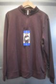 *Kirkland Burgundy Half Zip Jumper Size: L
