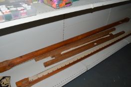 Large Pine Tapestry Frame Sections