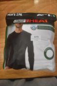 *32 Degrees Heat Men’s Thermal Tops 2pk Size: XL