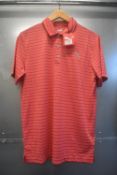 *Puma Red Stripe Polo Size: M