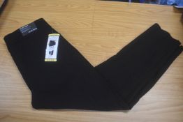 *Hilary Radley Black Patterned Cigarette Trousers Size: 10/27”