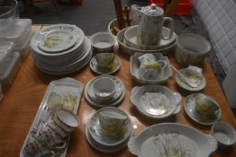 Quantity of Tea and Dinnerware Including Plates, Serving Dishes, Cups, Saucers, etc.