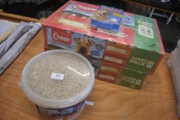 2x Chappie Dog Food 24pk (expired), Mealworm Suet Treats, etc.