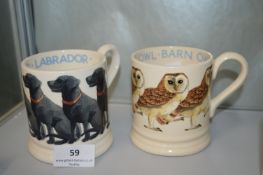 2x Emma Bridgewater Mugs