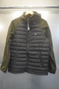 *Jack Wills Black & Khaki Hooded Jacket Size: M