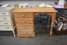 Pine Dressing Table with Four Drawers
