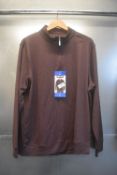 *Kirkland Burgundy Half Zip Jumper Size: L