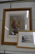 Robert E. Fuller Squirrel Nutkin Print plus a Lakeland Cottage Print