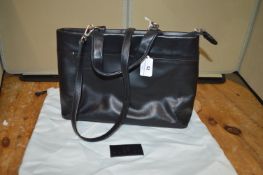 Radley Black Leather Handbag with Duster