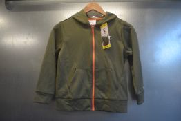 Champion Green Zip Front Hoodie Size: 7-8 years