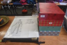 2x Art Portfolio Holders, and 4x Box Files