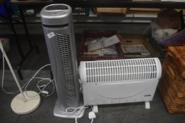 Bionaire Tower Heater, and a Stylec Electric Radiator